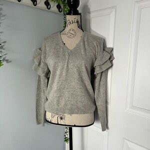 Cashmere Saks Fifth Avenue Gray Sweater